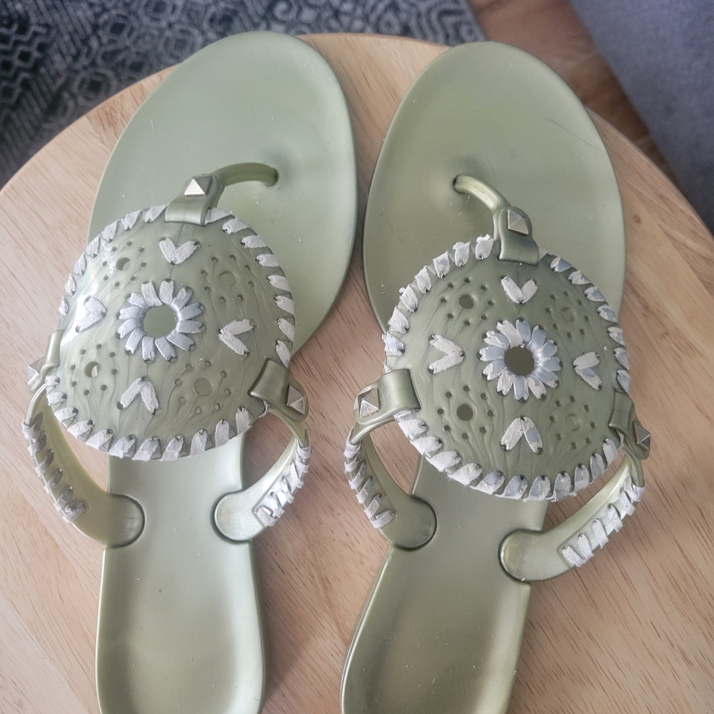 Elegant Green Sandals